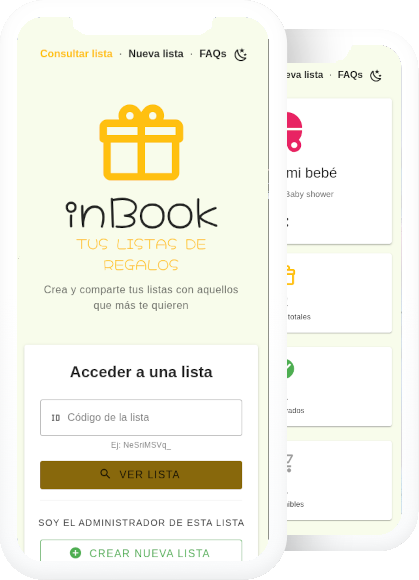 app lista regalos inbook